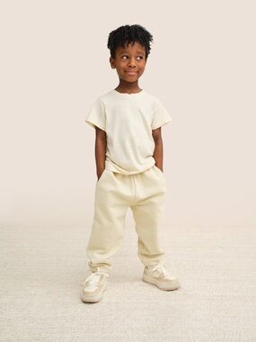 MATE THE LABEL MINI ORGANIC COTTON CLASSIC TEE BONE 12/18MOS